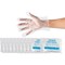 Disposable Food Prep Gloves - 1000-Piece Plastic Food Safe Disposable , Food Handling, Transparent, One Size Fits Most